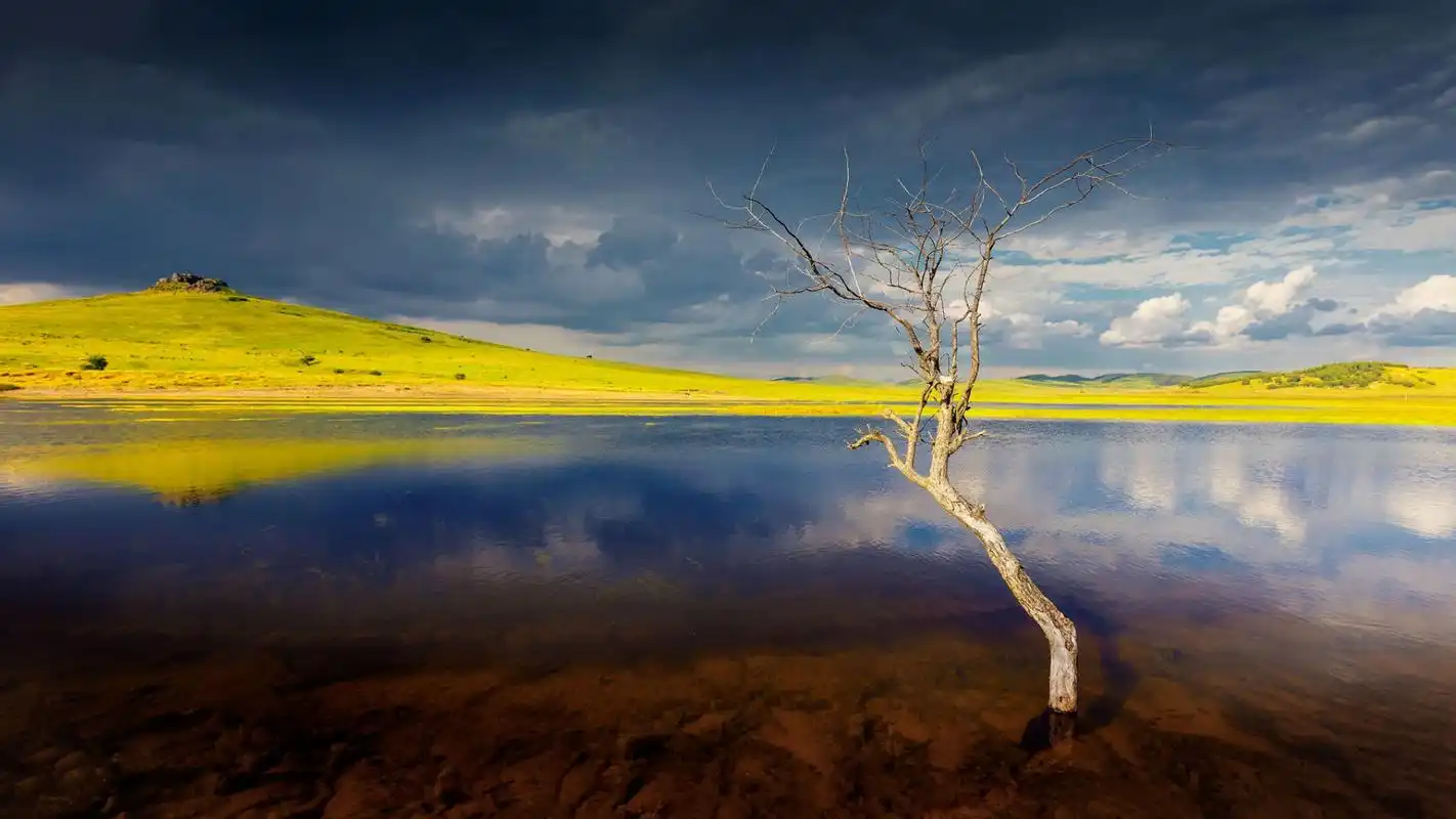 乌兰布统唯美壮丽的自然风景图片桌面壁纸