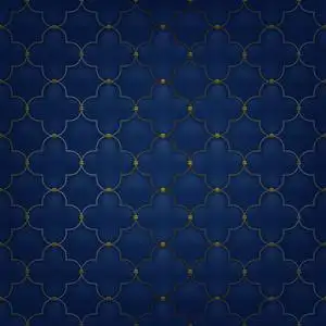 绗缝简单花纹无缝模式.深蓝色颜色照片