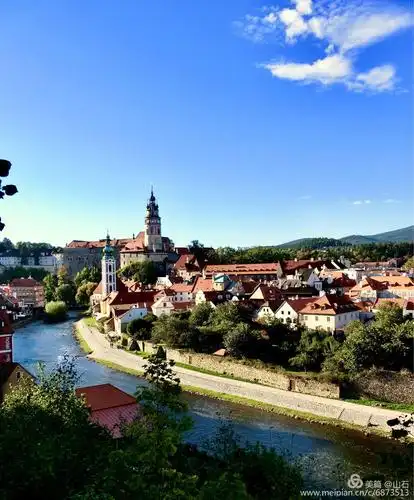 东欧行克篇一一世界著名小镇:克鲁姆洛夫风光.