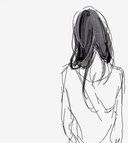 卡通素描背影头像图片大全 卡通头像图片大全 -【爱个性】