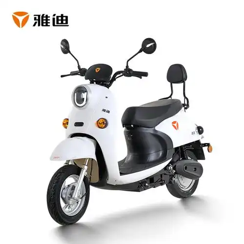 雅迪yadea电动车米彩2021电动轻便摩托车成人电瓶车男女代步车踏板车