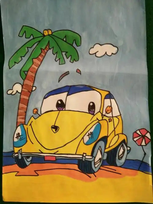 其它 南关小学二年级一班闫雯慧小朋友绘画作品 想学画画的小朋友可以