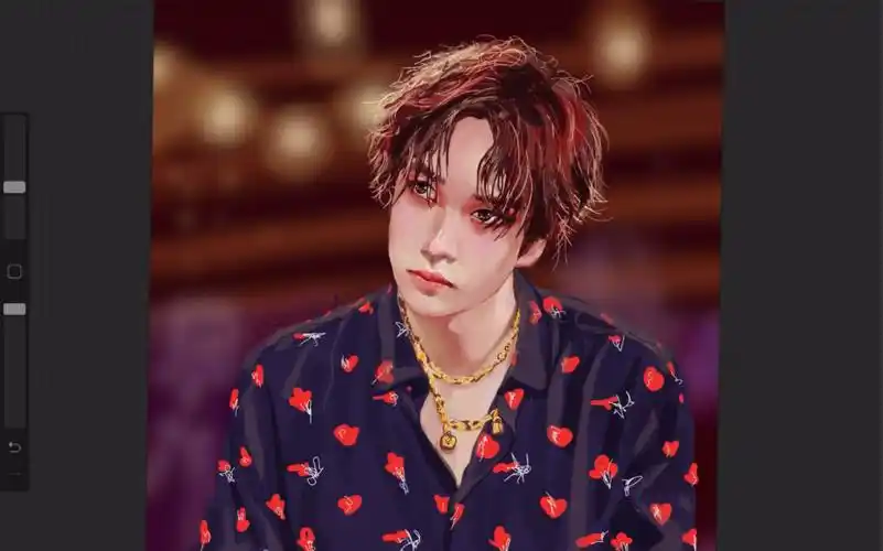 procreate初次手绘 王一博