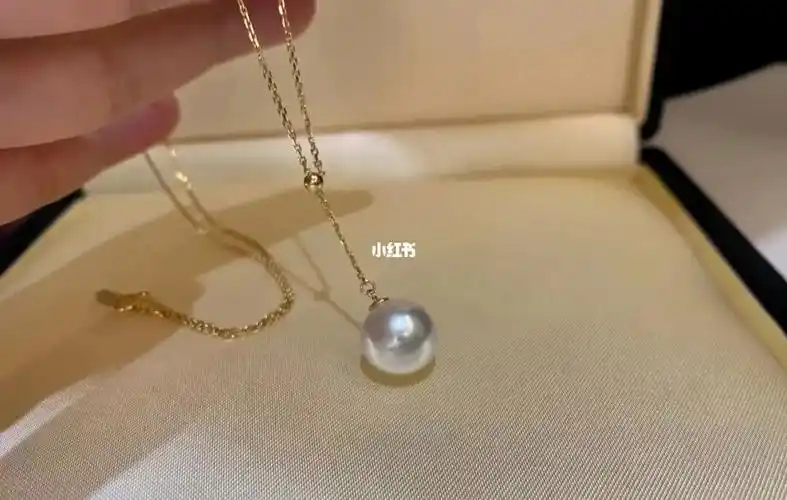 18k金卡地亚链珍珠y字链