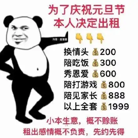 分享一组跨年表情包