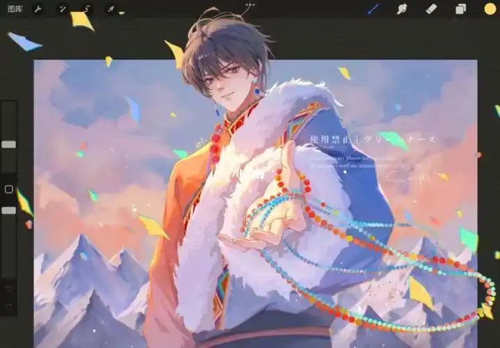 是稿不可私印哦#盗墓笔记  #绘画  #procreate绘画  #盗墓笔记张起灵