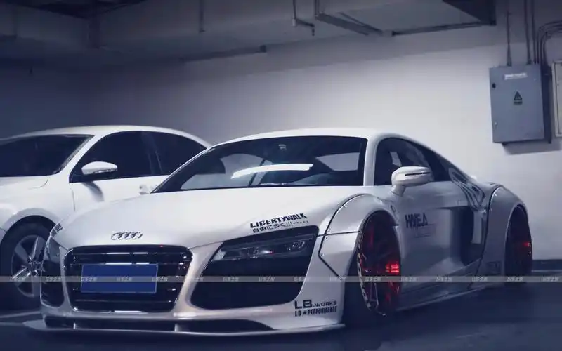 奥迪r8改lb宽体包围,霸气侧漏!-改装作品-玩车之家