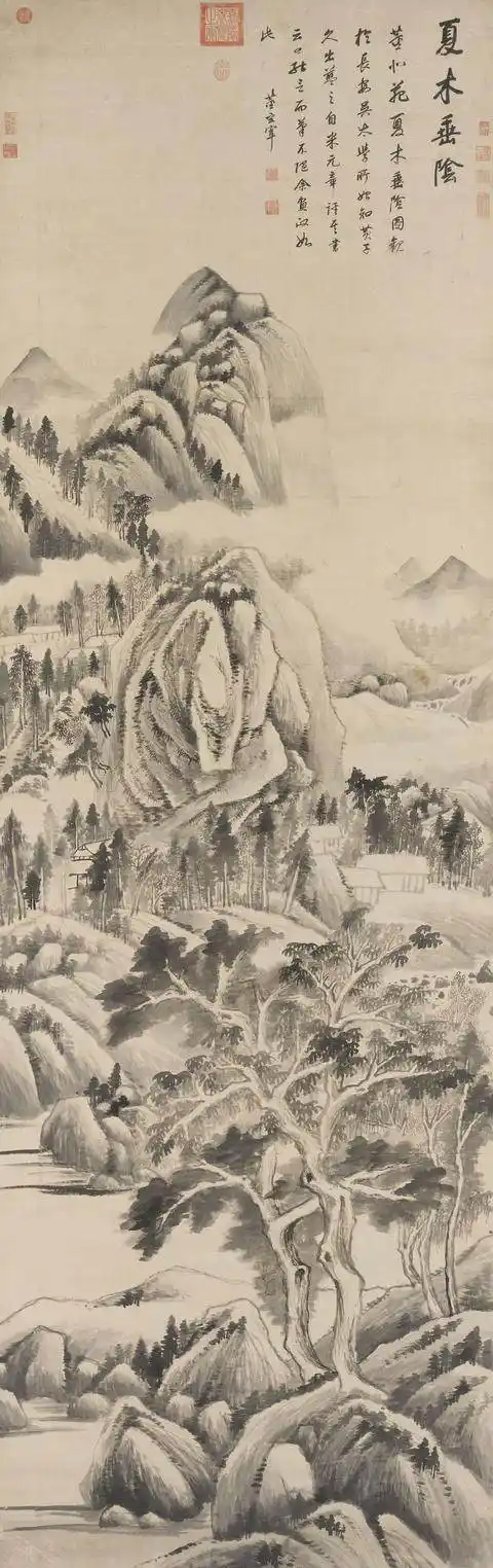 董其昌山水画欣赏上