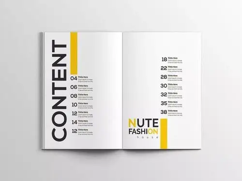 作品集目录设计让你的作品集有点儿与众不同