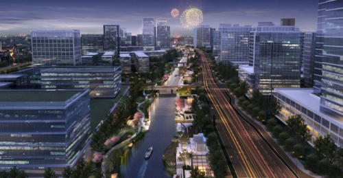 杭州钱江新城二期最新进展 钱塘江边新增多个地标