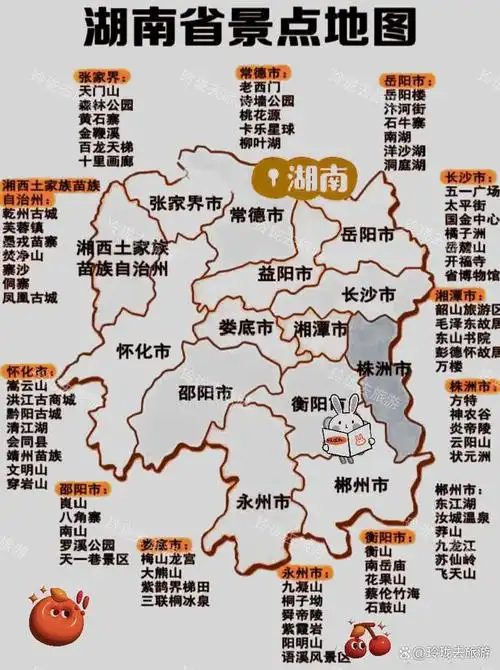 湖南都有哪些城市?