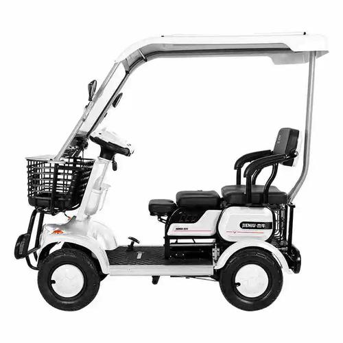 杰牛新款老人代步车四轮电动车小型老年专用家用助力小巴士电瓶车