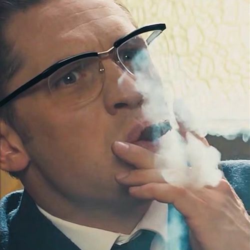 汤姆哈迪同款黑道传奇西装暴徒眼镜框可配镜片近视半框眼睛架男潮