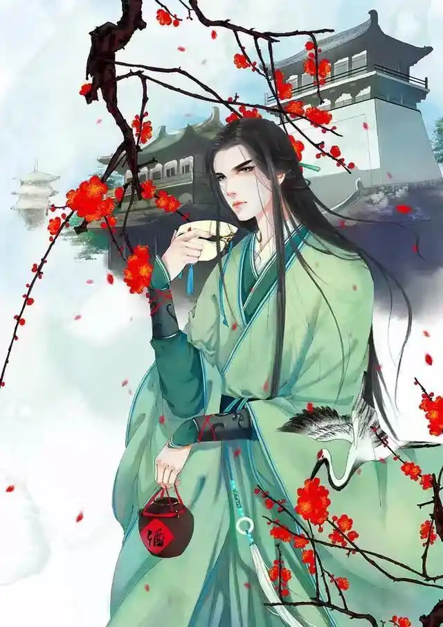 100张古风美男图片妖孽高清,精选唯美古风美男插画壁纸