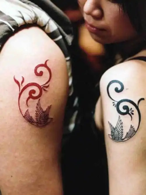 几款个性情侣纹身刺青虐死单身狗(6) - 纹身秀