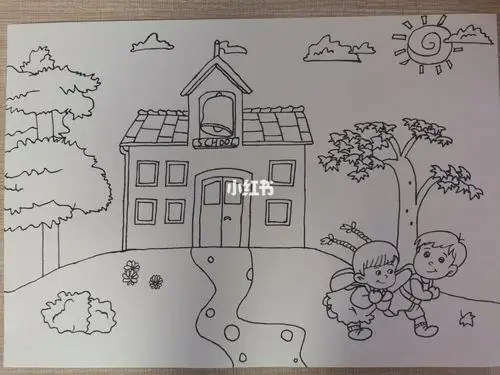 学前教育简笔画人物场景风景