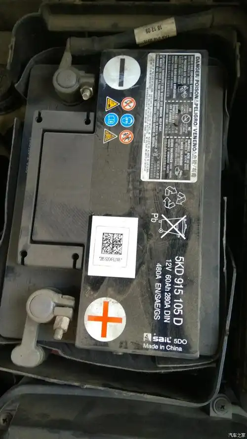 求助高尔夫6原装风帆蓄电池怎么看生产日期