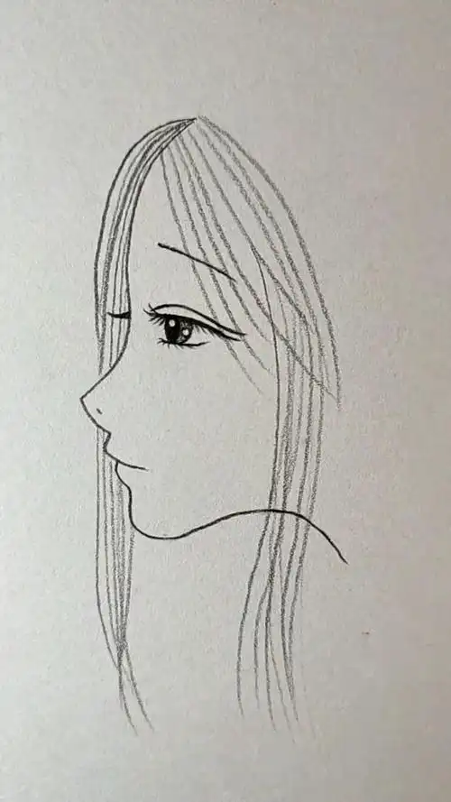 美女半边脸教程来了,大家看看喜不喜欢