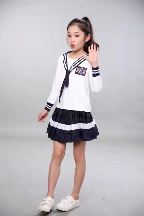 新品儿童小海军水手演出服小学生海军校服班服运动会合唱表演服装