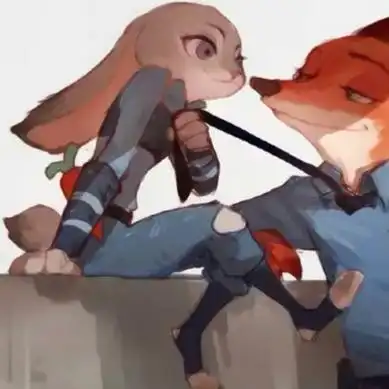 朱迪和尼克情侣头像高清好看的尼克朱迪情侣头像图片