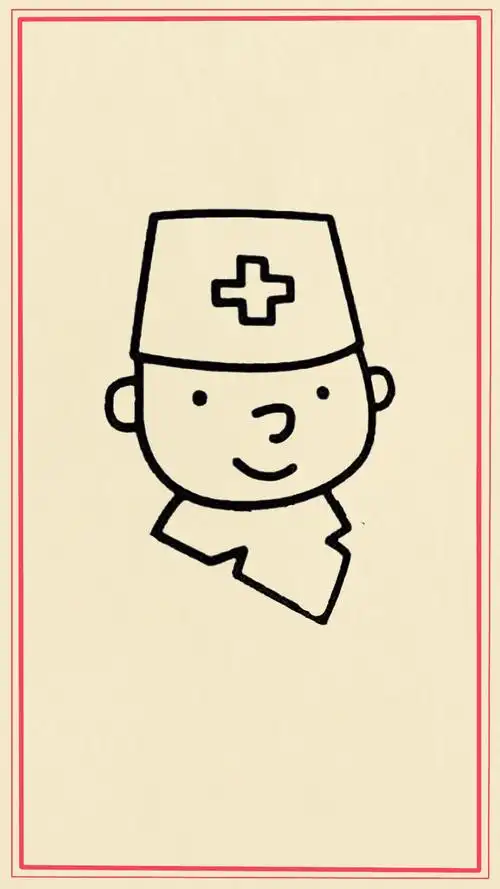 如何快速画出一个医生简笔画? - 简书
