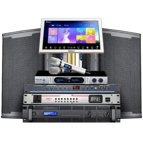 新科ktv音响套装包厢大功率商用点歌机重低音专业会议演出k歌音箱