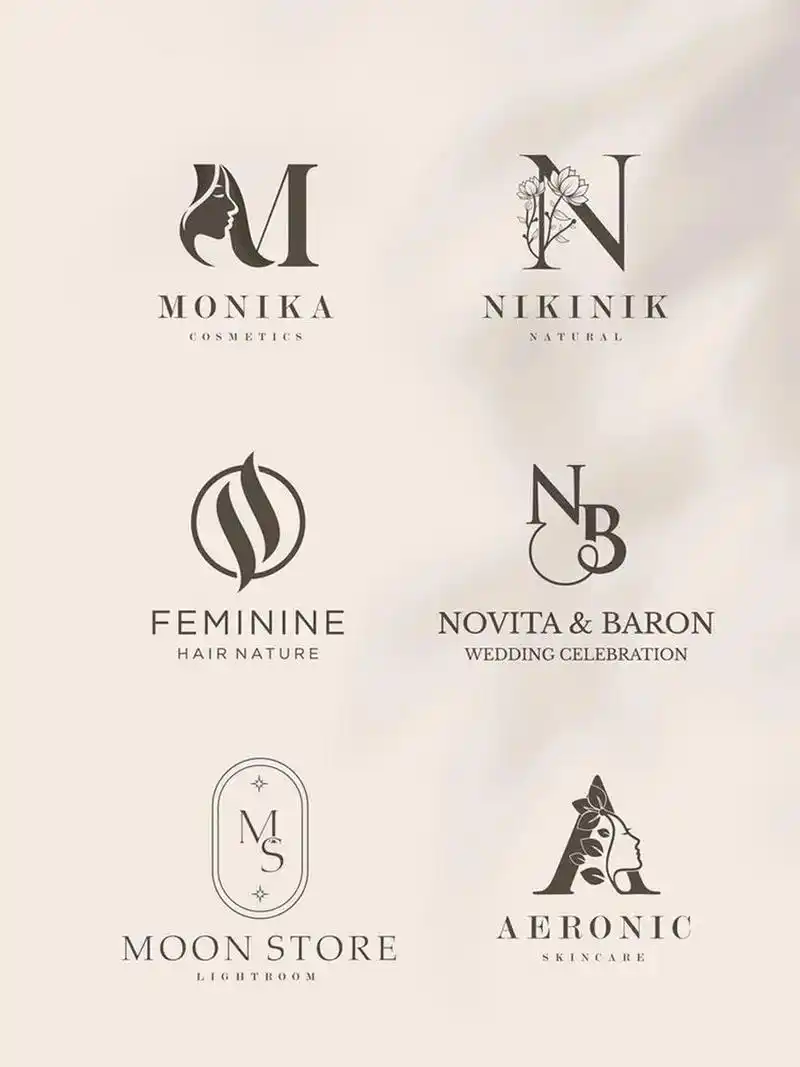 简约高级创意英文字母logo设计水印头像商标 #字母logo# #logo设计