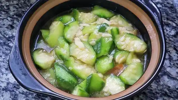 豆腐虾仁丝瓜煲做法,广东很好吃的一道家常菜,鲜香美味又好吃