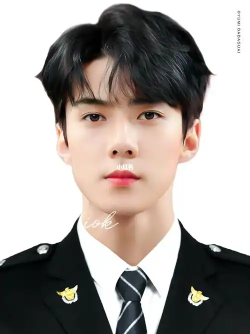 今日很爱的证件照