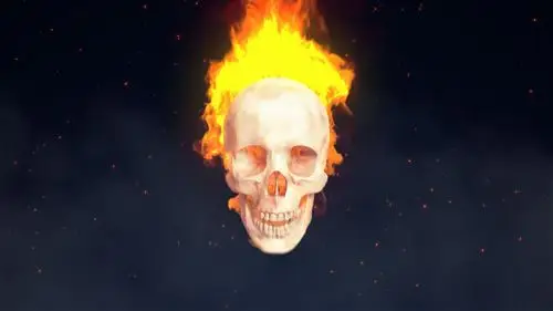 恶灵骑士火焰骷髅头c4d教程 turbulencefd fire skull – cinema 4d