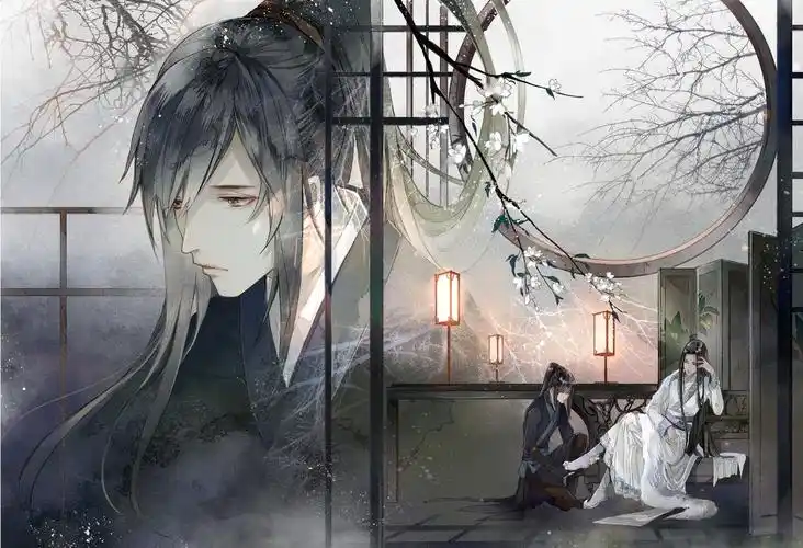 灵动的笔触,细腻的水墨色彩描绘出清新浪漫的场景,将烟雨江湖中侠客们