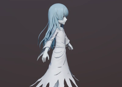 二次元 卡通 日漫 女鬼 女妖 鬼魂 孤魂野鬼 幽灵 灵魂 吸血鬼 妖怪