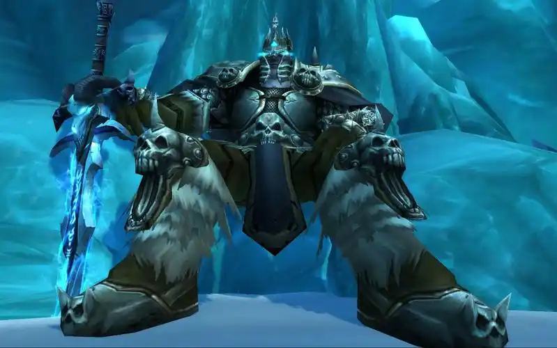 自制酷炫巫妖王视频桌面