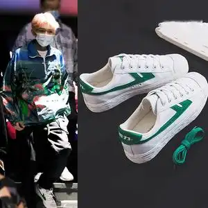 回力龚俊帆布鞋女鞋子2021年春季新款王源同款运动休闲小白鞋女夏