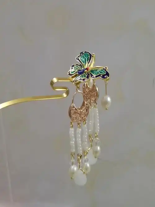 一步一摇流苏步摇