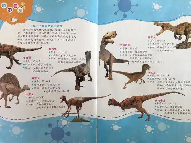 小朋友们你们还认识什么恐龙呢?