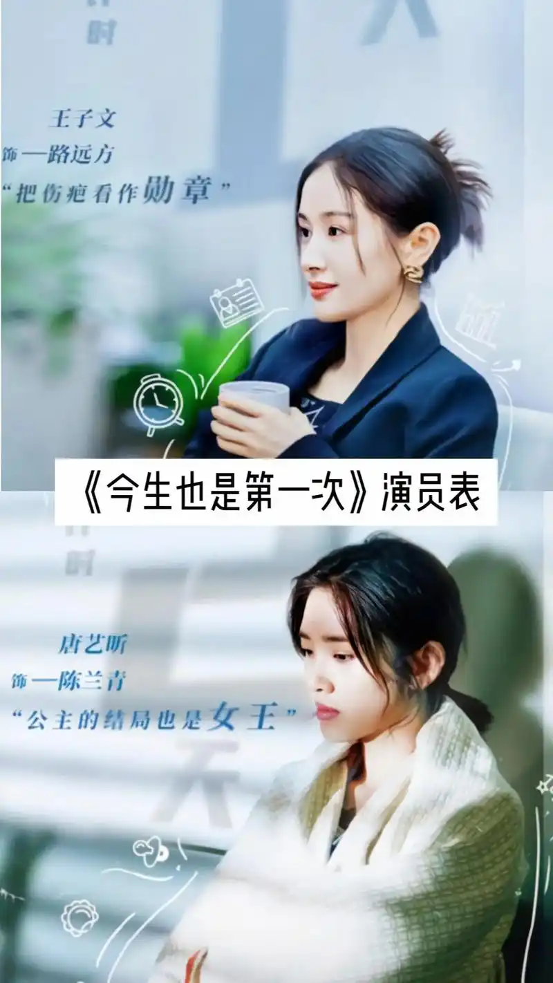 今生也第一次演员表#实力派演员 #王子文 #唐艺昕 #胡杏儿 - 抖音