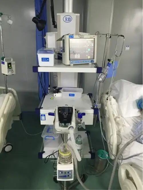 目前最先进的无创呼吸机在重症监护病房应用.