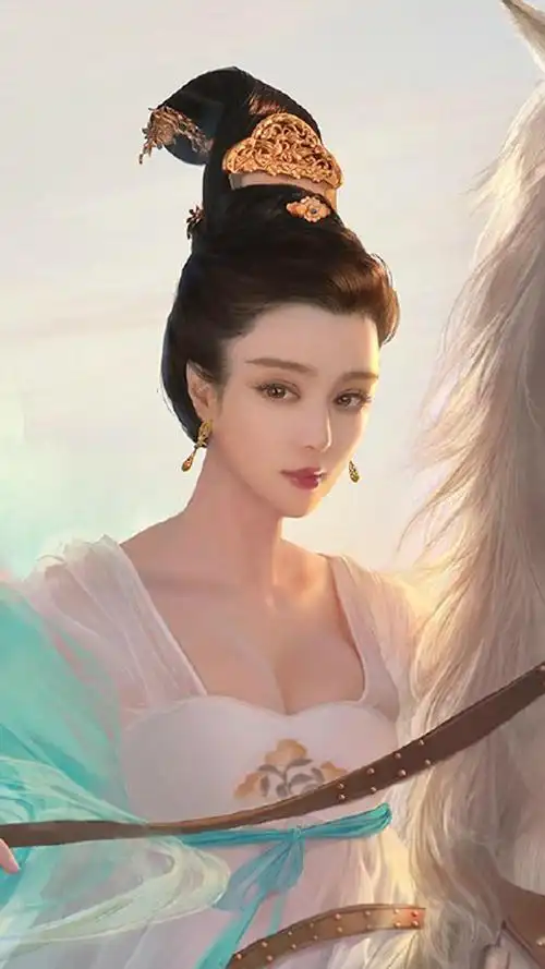 杨贵妃范冰冰唯美剧照手机壁纸