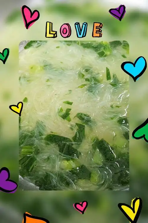 青菜粉丝汤