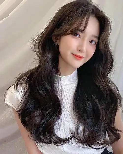 超气质中长发烫发,爱了爱了757575 自然烫 造型