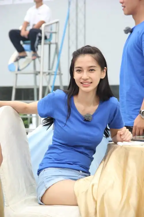 angelababy回归 跑男收视率#始终忘不了跑男里baby第一次出现样子,9