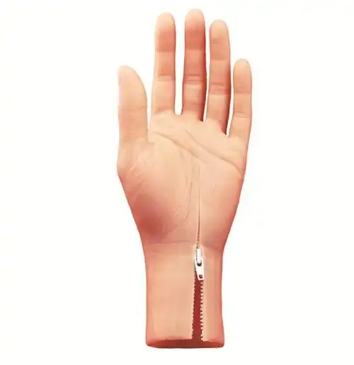 hs70m 男性成人假肢硅胶手套,截肢