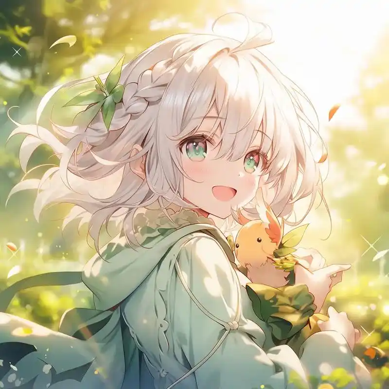 森系精灵女孩#优质头像 #治愈系头像 #动漫少女 #女生头像 - 抖音