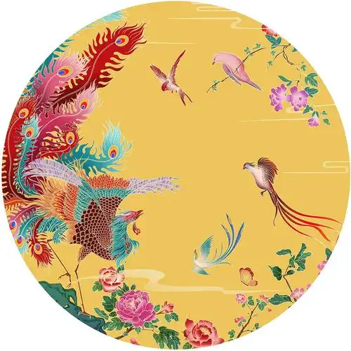 百鸟朝凤|插画|商业插画|hryvde - 原创作品 - 站酷 (zcool)