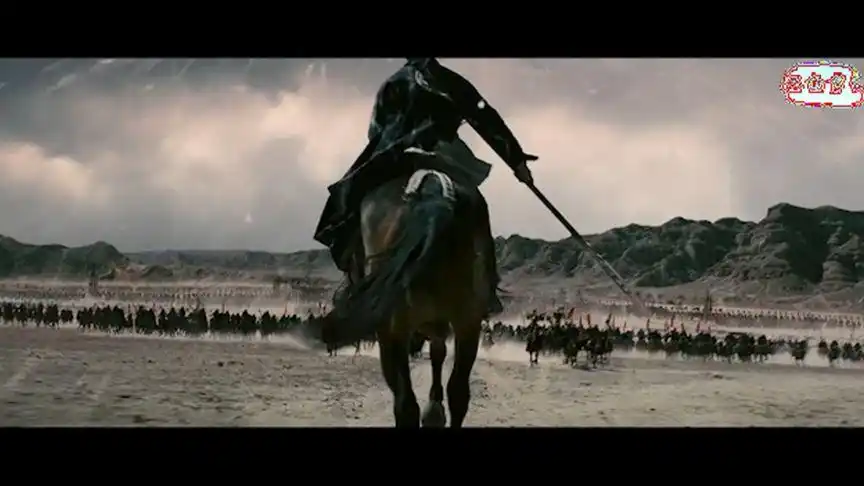 一人面对千军万马也毫不退缩,真乃豪杰也