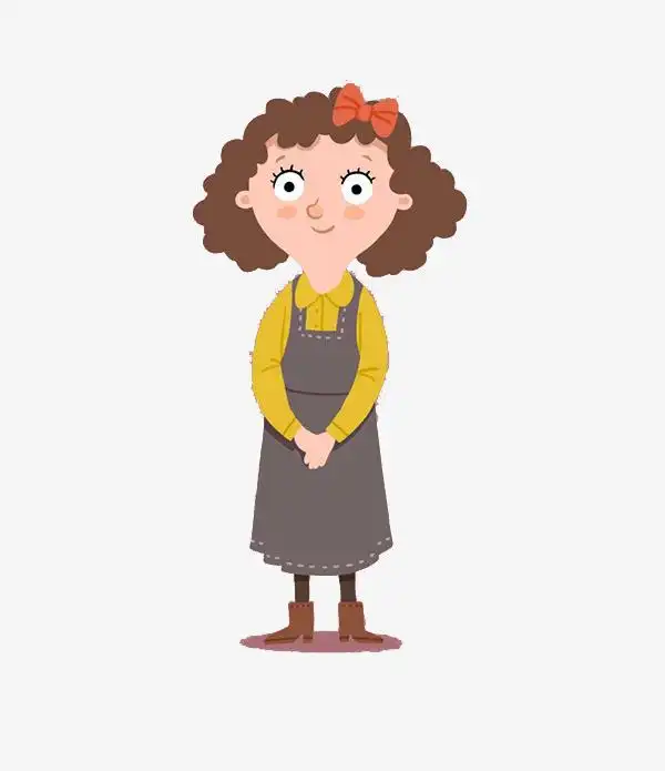 母亲节卡通手绘绿植叶子花朵边框孩子母亲妈妈