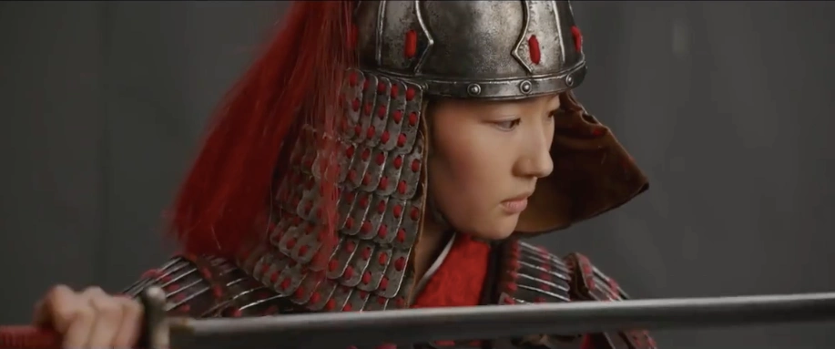 刘亦菲花木兰试妆照曝光露少女青涩更有英气男装