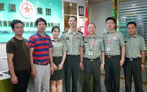 中国人民解放军后勤保障部许大校一行来访