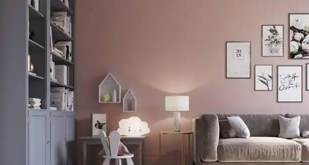 是实用性非常强的一个部分,灰色和粉色相互搭配着有着满满的高级感